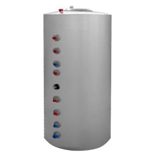 Boiler Λεβητοστασιου INOX  Διπλης Ενεργειας