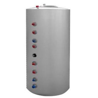 Boiler Λεβητοστασιου INOX  Τριπλης Ενεργειας